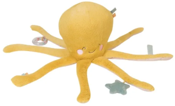 Ocean Life 大号多功能毛绒玩具 - 芥末色