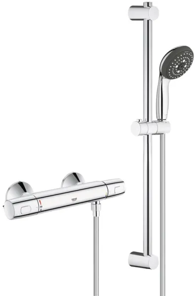 Grohe Precision Trend 恒温淋浴套装,镀铬