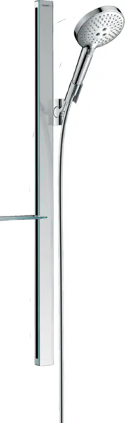 Hansgrohe Raindance Select S 120 淋浴套装,3 种喷洒类型,铬色