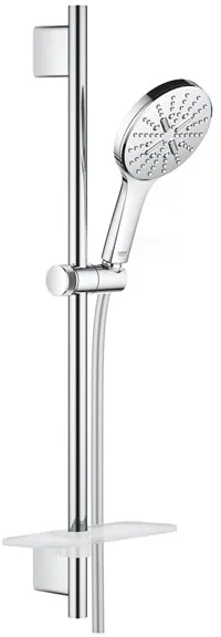 Grohe Rainshower SmartActive 130 淋浴套装,3 种喷洒类型,铬色