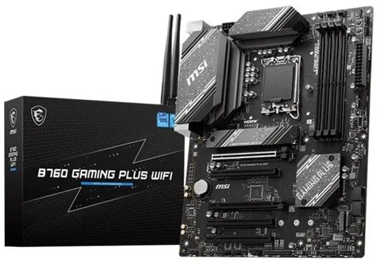 MSI B760 GAMING PLUS WIFI 主板 - Intel B760 - Intel LGA1700 插槽 - DDR5 内存 - ATX