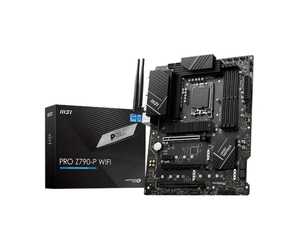 MSI PRO Z790-P WIFI 主板 - Intel Z790 - Intel LGA1700 插槽 - DDR5 内存 - ATX