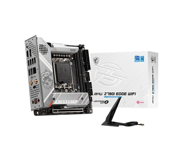 MSI MPG Z790I EDGE WIFI 主板 - Intel Z790 - Intel LGA1700 插槽 - DDR5 内存 - Mini-ITX