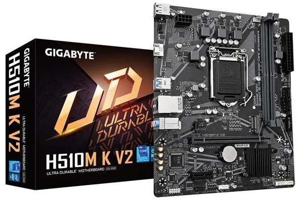 GIGABYTE H510M K V2 主板 - Intel H470 - Intel LGA1200 插槽 - DDR4 内存 - Micro-ATX