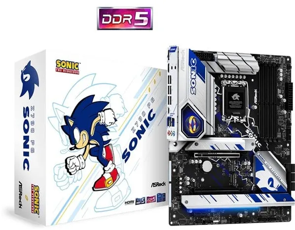 ASRock Z790 PG Sonic 主板 - Intel Z790 - Intel LGA1700 插槽 - DDR5 内存 - ATX