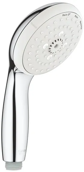 Grohe Tempesta 100 手持花洒，3 种喷洒类型，铬色