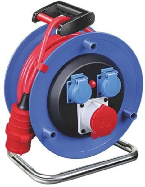 Brennenstuhl 电缆卷筒 CEE 25m 3 个插座 1x400V/16A + 2x230V