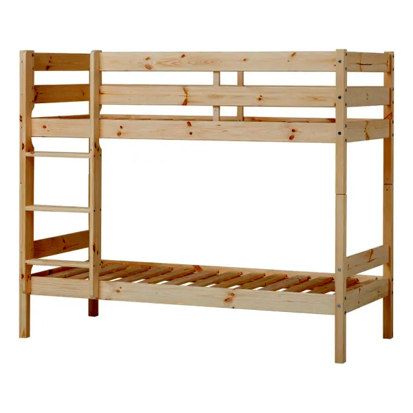 双层床含床板,Eco comfort 70x160 厘米 - 自然色