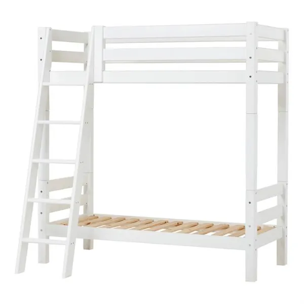 Hoppekids ECO Luxury 高架双层床带斜梯 - 70 x 160 cm