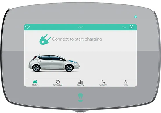 Wallbox Commander 2 充电盒,带 Wi-Fi,22 kW,5 米,Type 2,白色