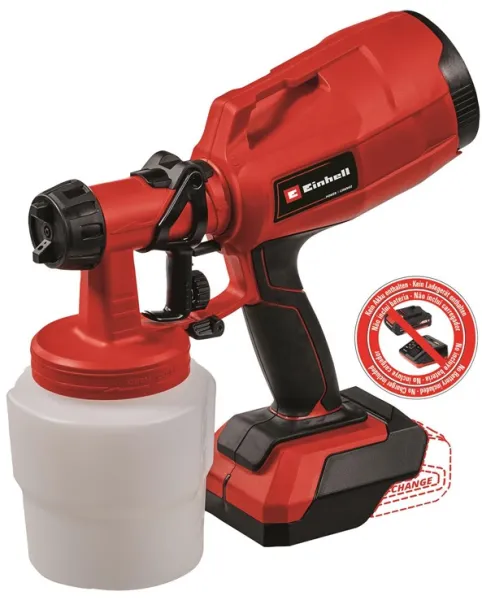 Einhell TC-SY 18/60 Li 无线喷漆枪 18 伏(不含电池和充电器)