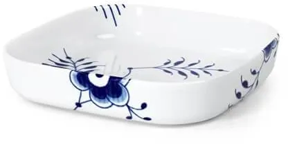 Royal Copenhagen 蓝色巨型条纹方形耐热烤盘 25 x 25 厘米