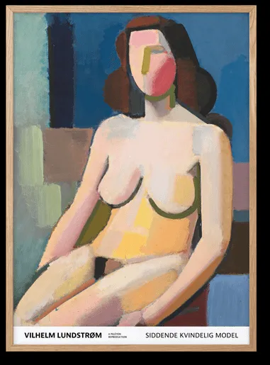 Peléton 坐着的女性模特,1942年 70x100 海报