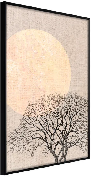 ARTGEIST 带框海报 - Tree in the Morning 黑色 30x45