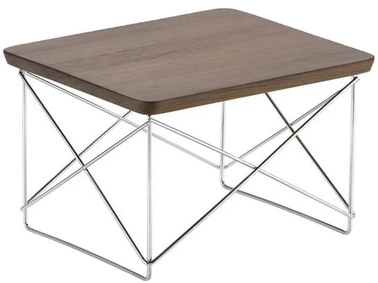Vitra Occasional LTR 床头柜 胡桃木/铬