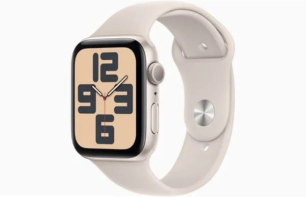 Apple Watch SE GPS 44mm - 星光色铝金属表壳配星光色运动表带 - M/L