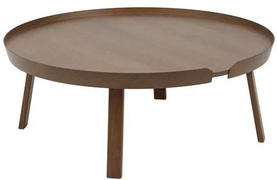 Muuto Around 咖啡桌 深棕色 特大号