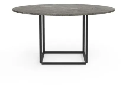 New Works Florence 餐桌 Ø145 Gris Du Marais 大理石配大理石底座
