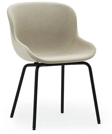 Normann Copenhagen Hyg 餐椅 软垫 黑色钢/主线亚麻 MLF20