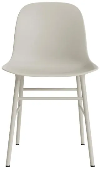 Normann Copenhagen Form 餐椅 浅灰色/钢