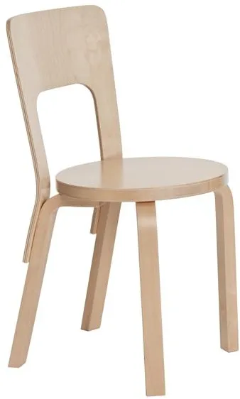 artek 66 餐椅 桦木