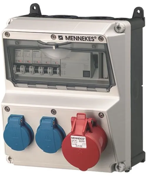 Mennekes AMAXX 配电板 schuko 5 极 16Aol IP44