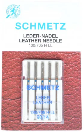 Schmetz 缝纫机针 皮革 90号 - 5支装