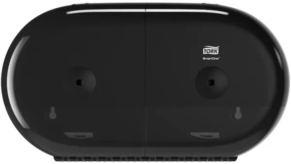 Tork SmartOne T9 Twin,卫生纸分配器,黑色