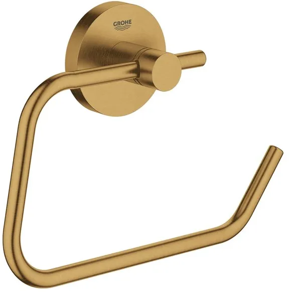 Grohe Essentials 卫生纸卷架,拉丝冷日出色