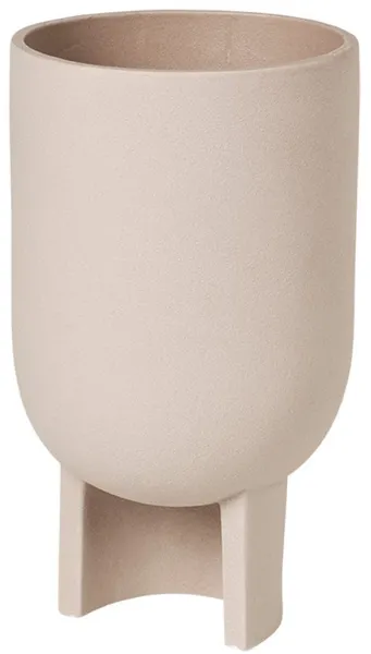 KRISTINA DAM STUDIO Serene 花盆，中号 - 沙色陶土