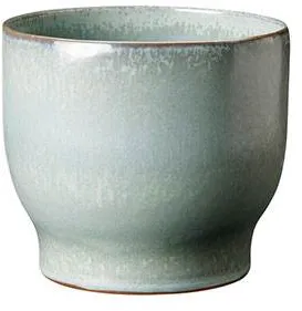Knabstrup Keramik 花盆，柔和薄荷色 - 直径：12.5 厘米
