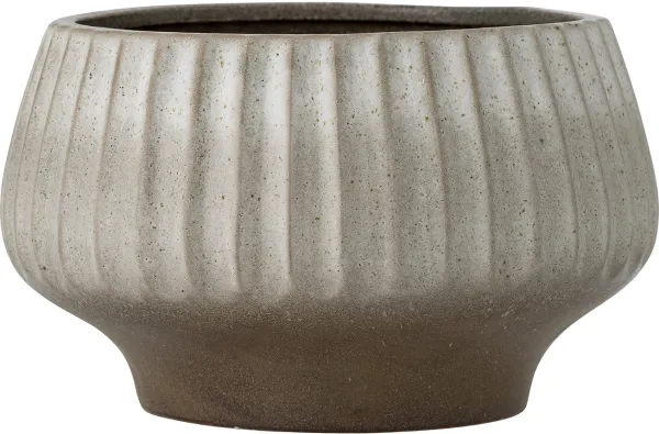 Assie，花盆，灰色，石器