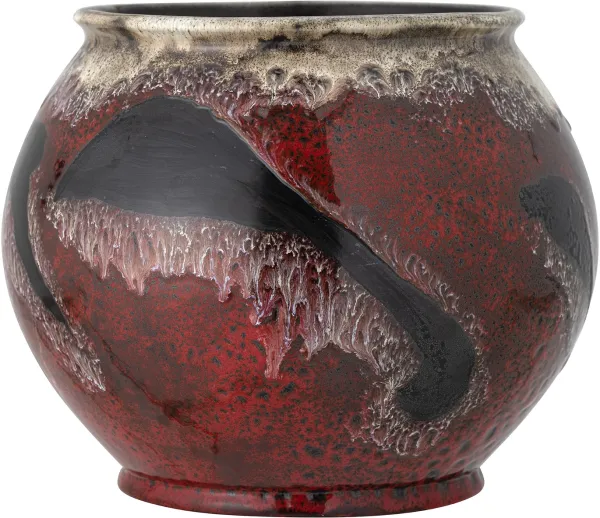 Souha，花盆，红色，H29x24 厘米，陶器