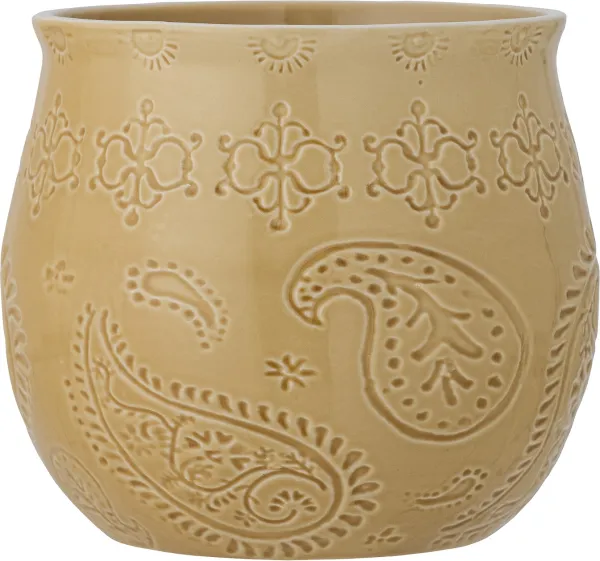 Rani，花盆，黄色，石器