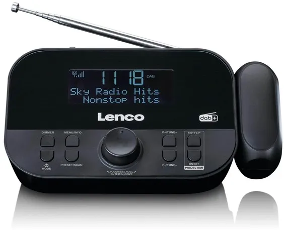 Lenco CR-615BK - DAB/FM - 单声道 - 黑色